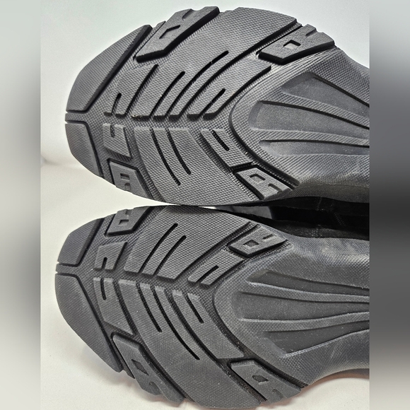 Jeffrey Campbell Endurance Mid Calf Boots Sz 11 Black Suede Winter  Slip Resist - Picture 3 of 14